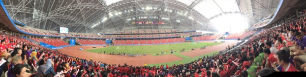 Earlier today - Singapore v Malaysia CP Football